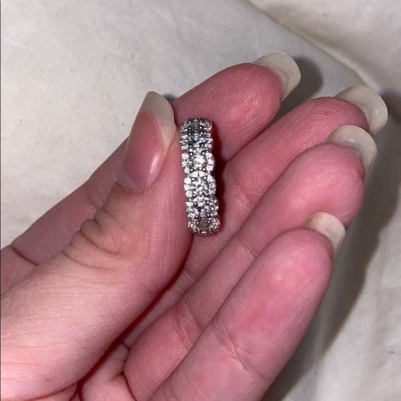 SOLD Natural Diamond eternity band - Picture 3 of 8